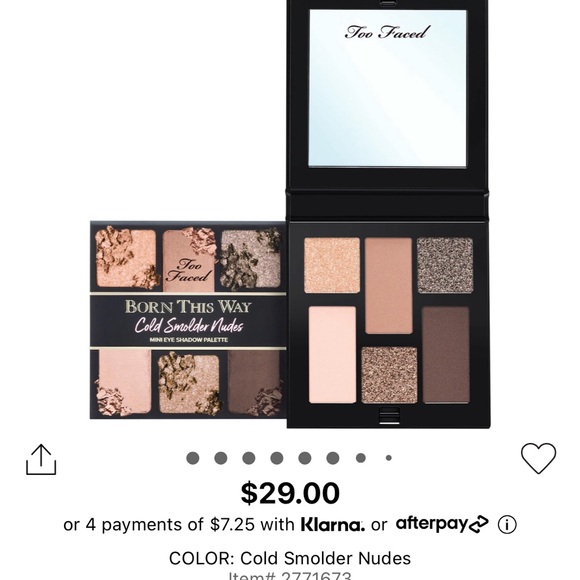 Too Faced mini eye shadow palette (new) - Picture 2 of 4